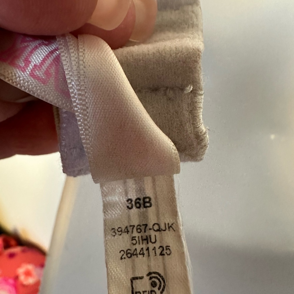 Wear Everywhere Super Push-up 
Butterfly Print Bra - Cream 36/B - Picture 12 of 14